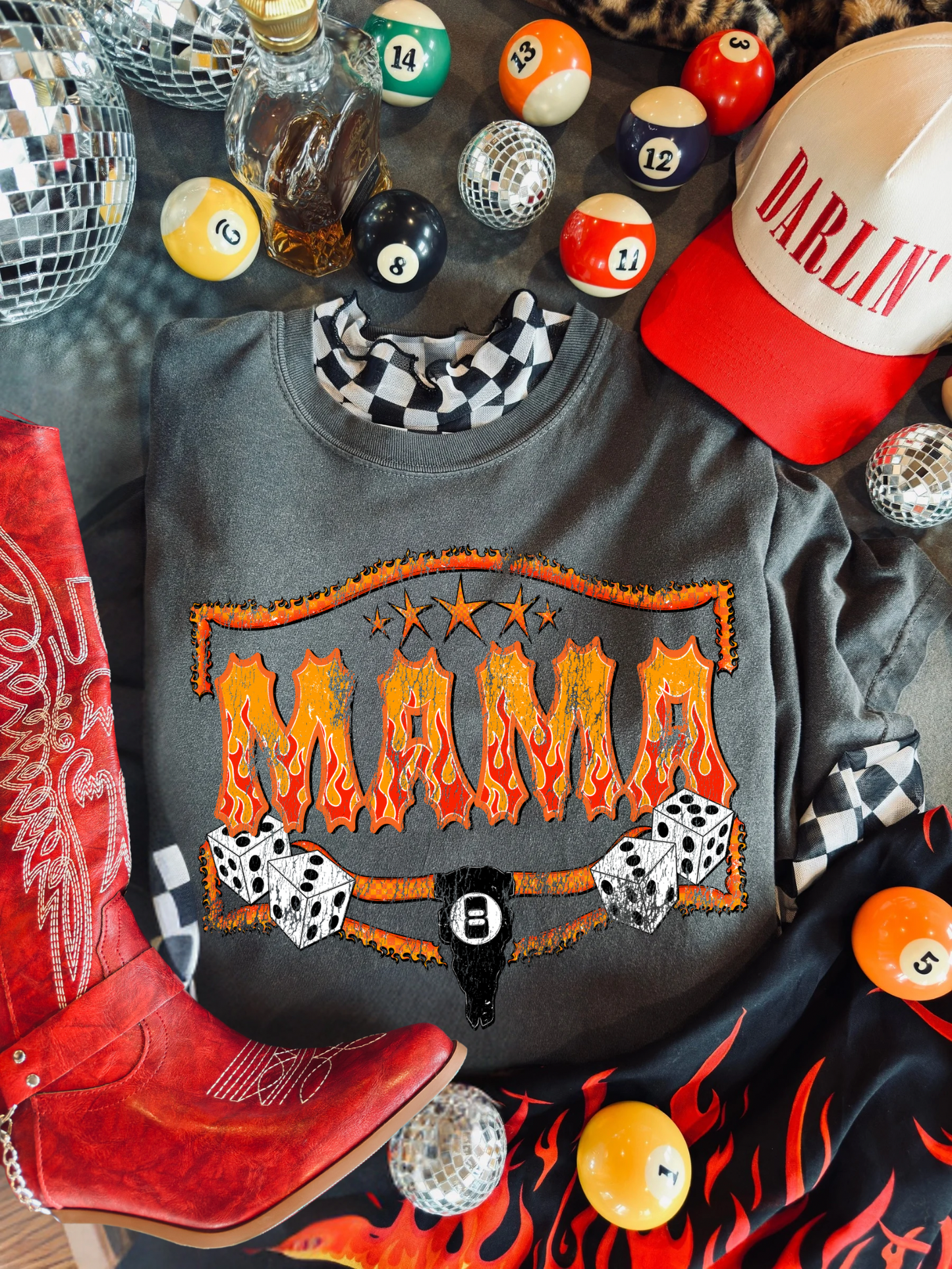 Mama bullskull Tee