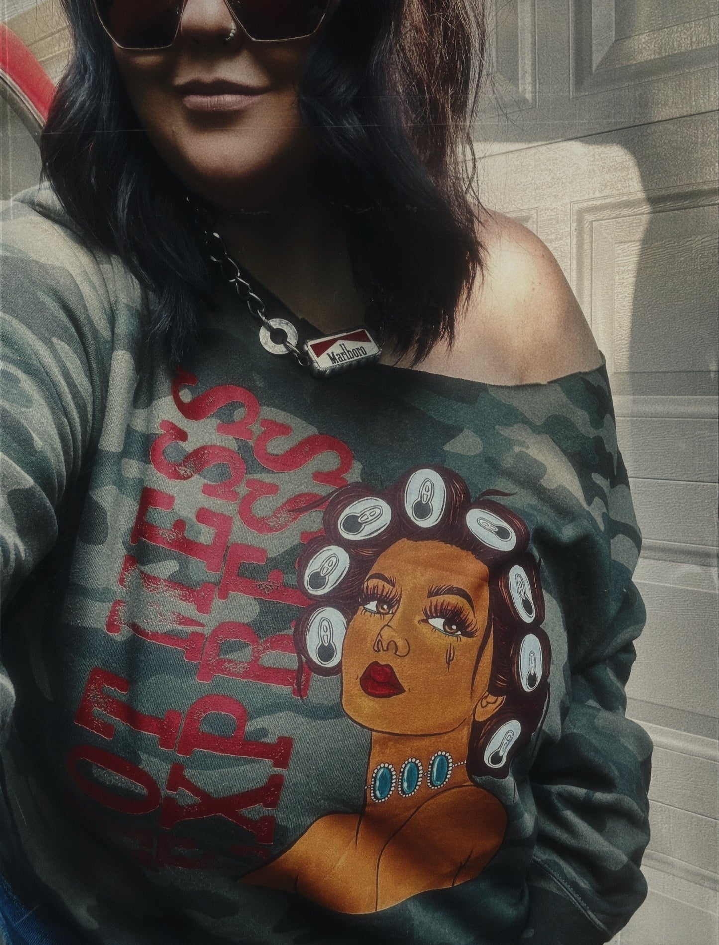 Hot Mess Express Camo Crew