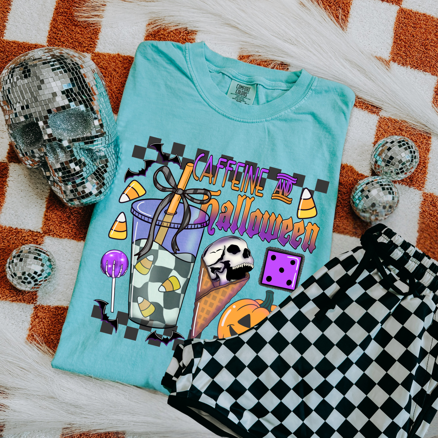 Caffeine and Halloween Tee