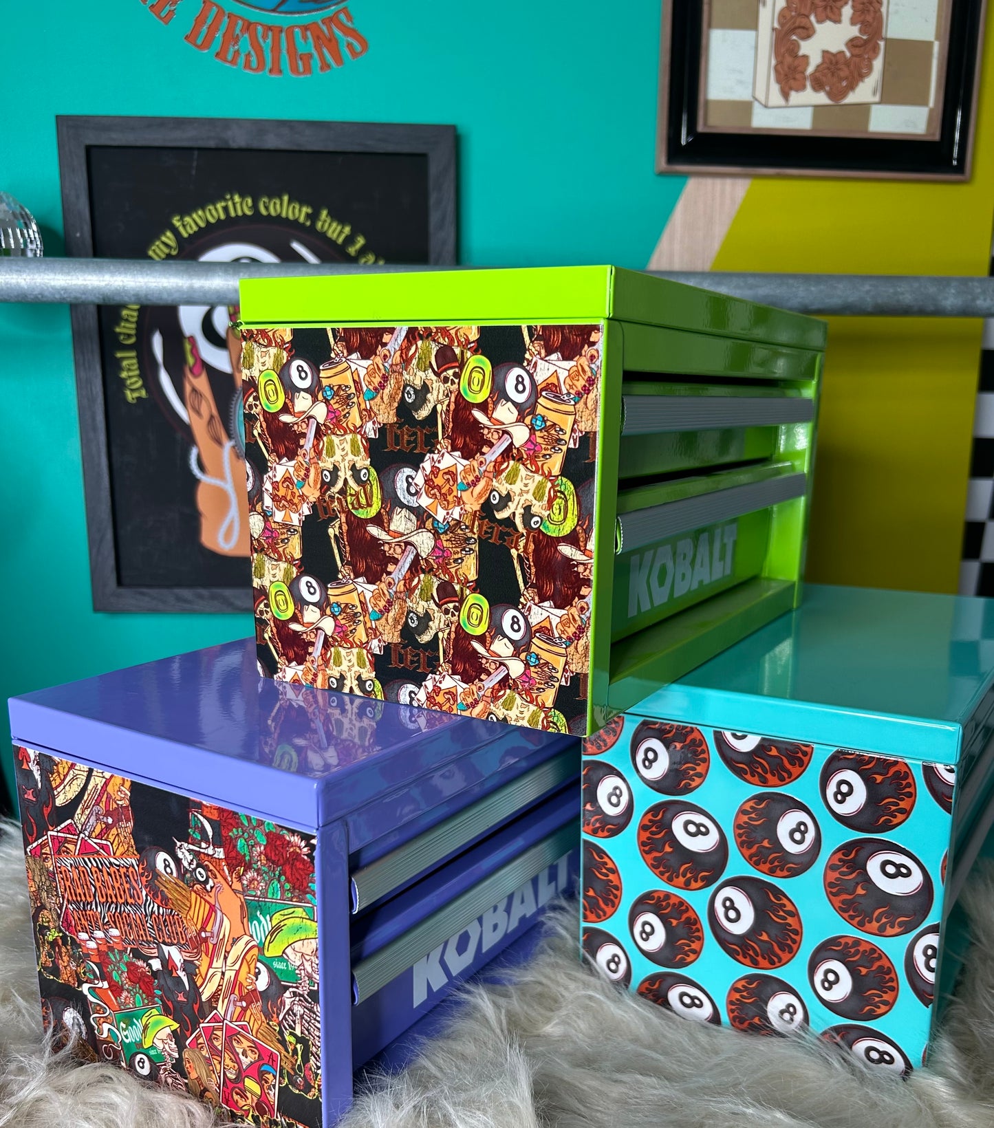 Feral Neon Green Toolbox