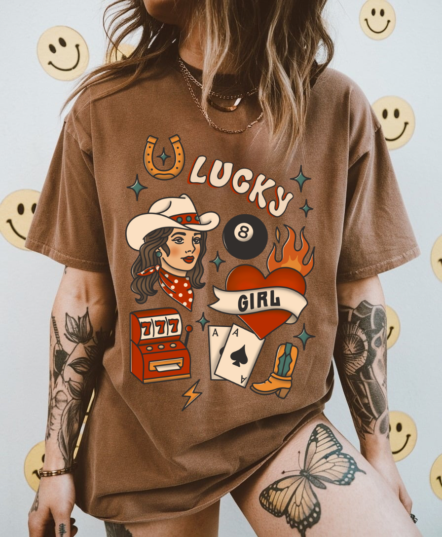 Lucky Girl tee