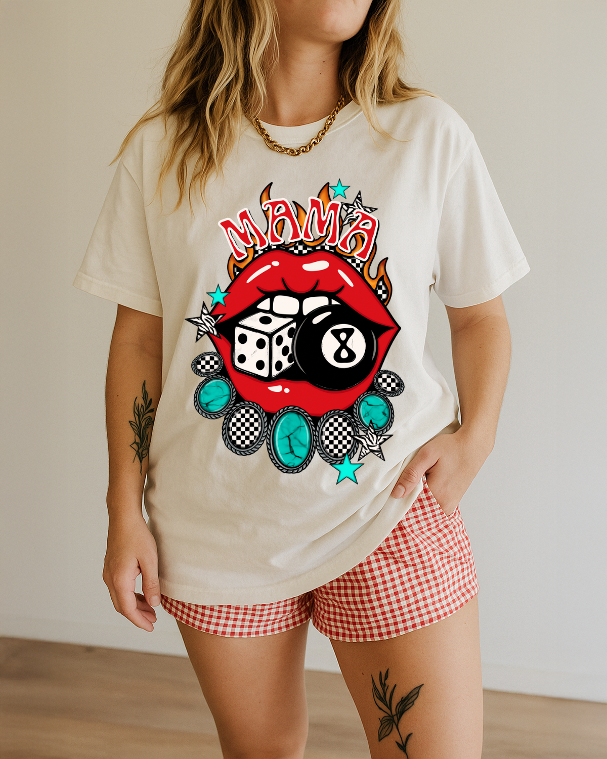 Mama Lips tee