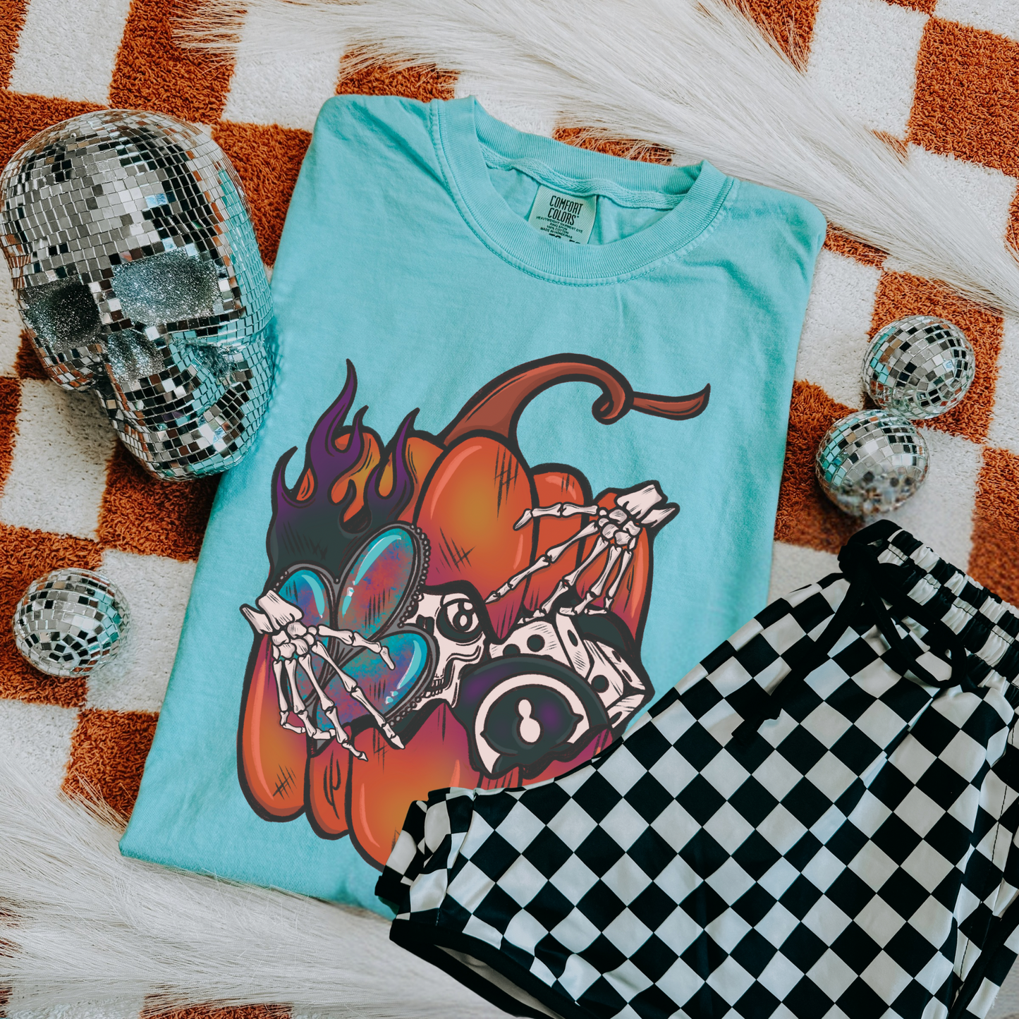 Grunge Pumpkin Tee