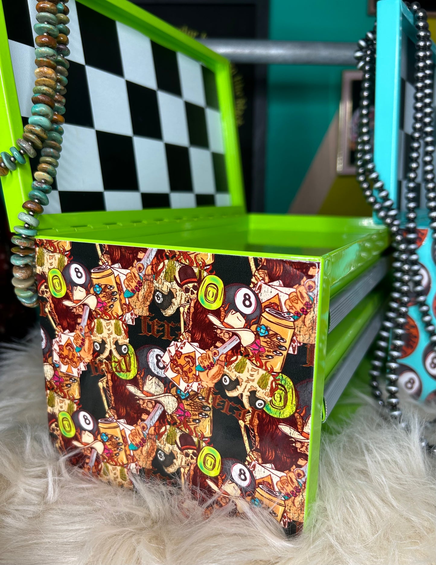 Feral Neon Green Toolbox