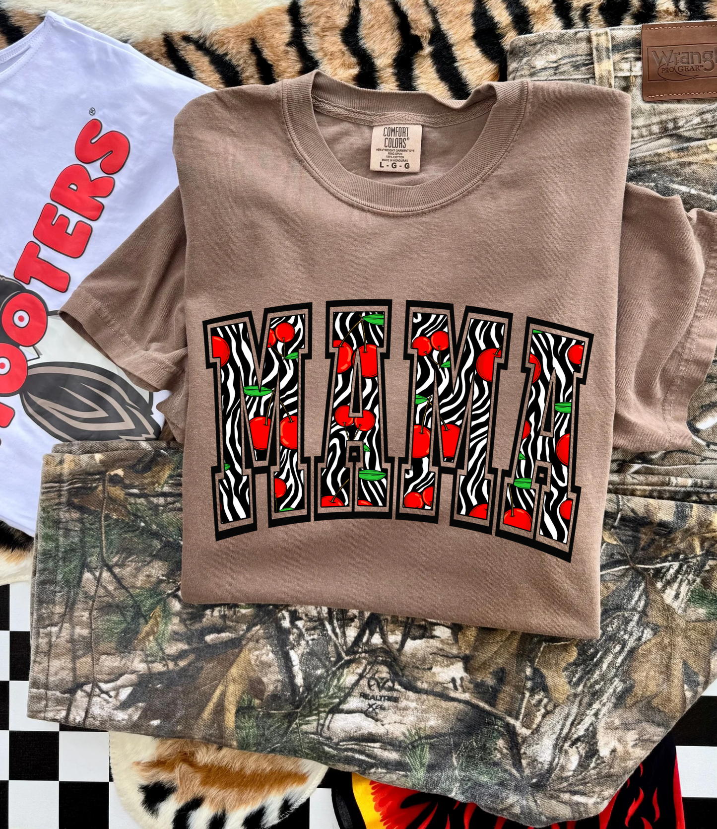Zebra Mama tee