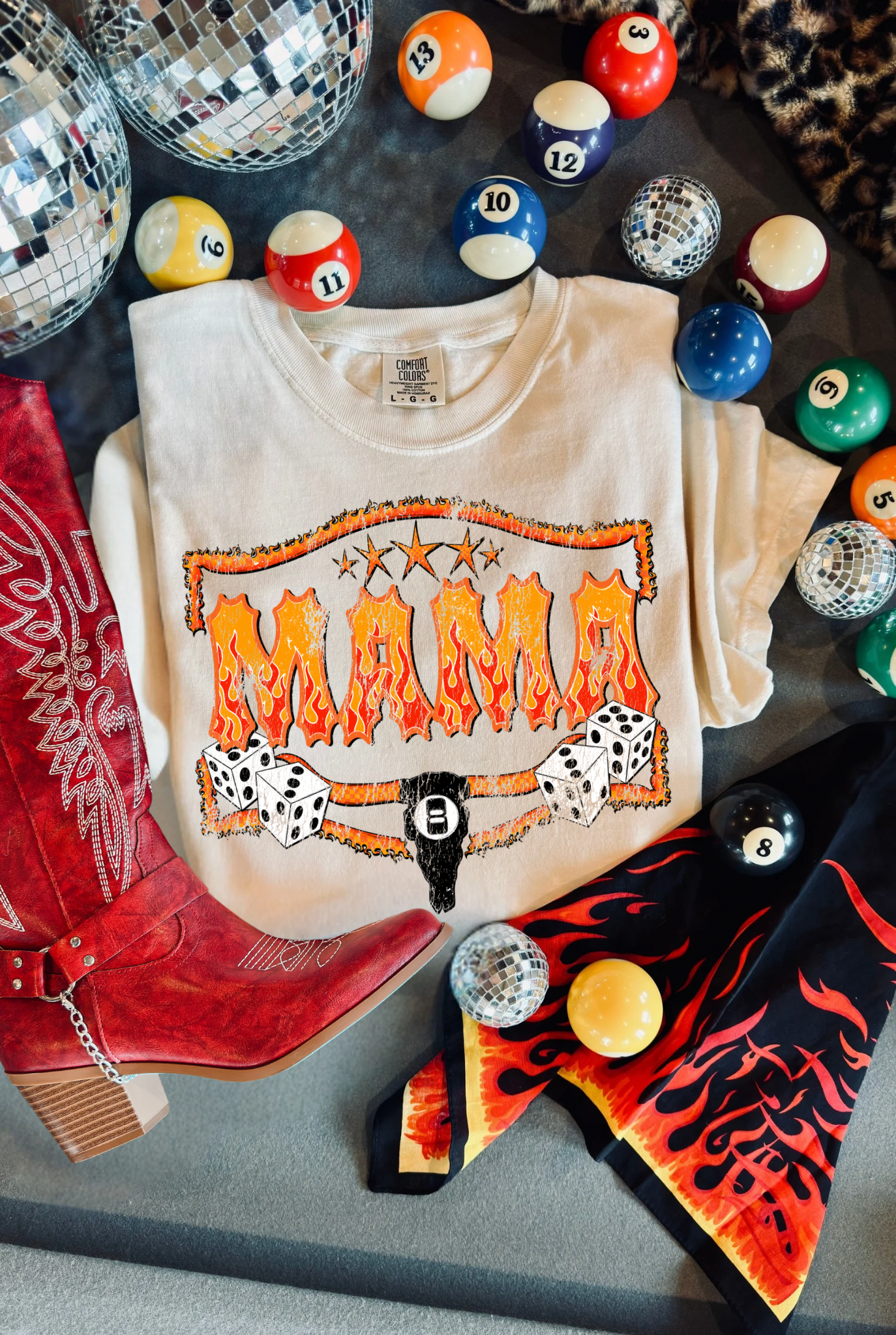 Mama bullskull Tee