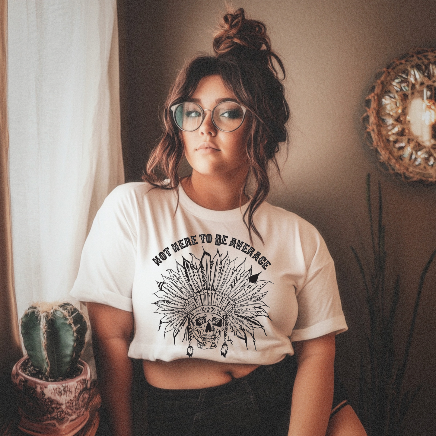 Not here to be average Tee