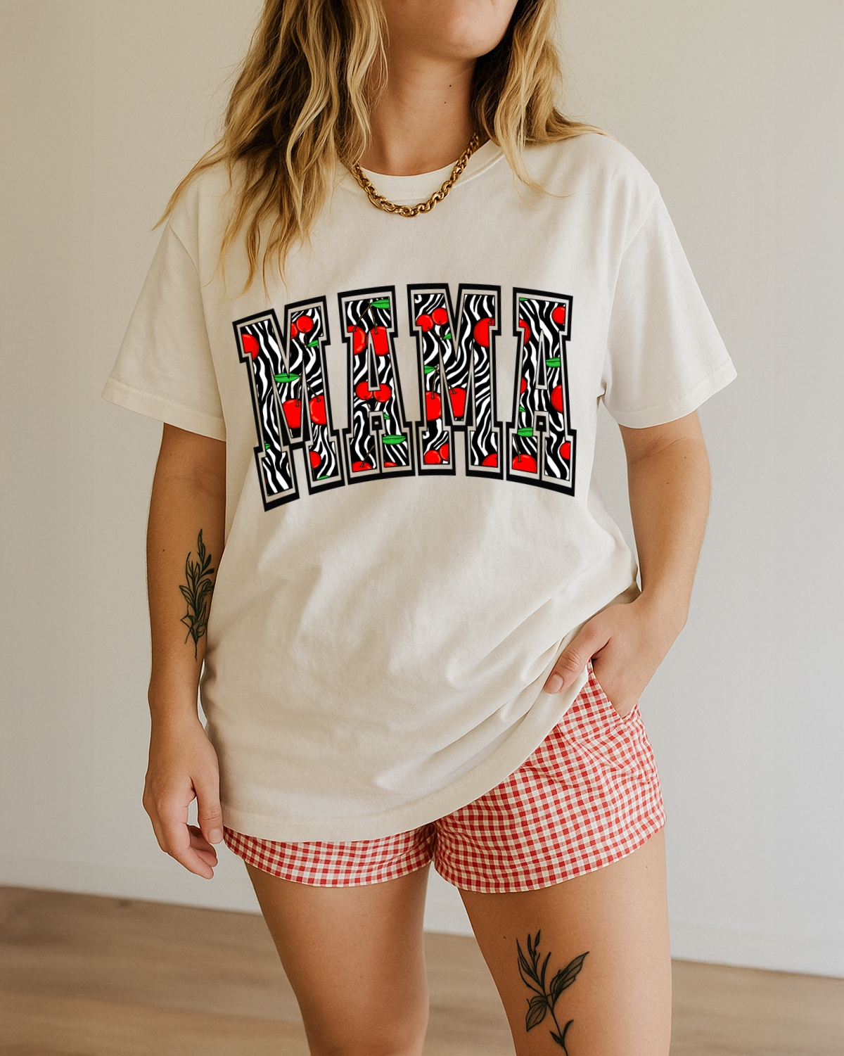 Zebra Mama tee