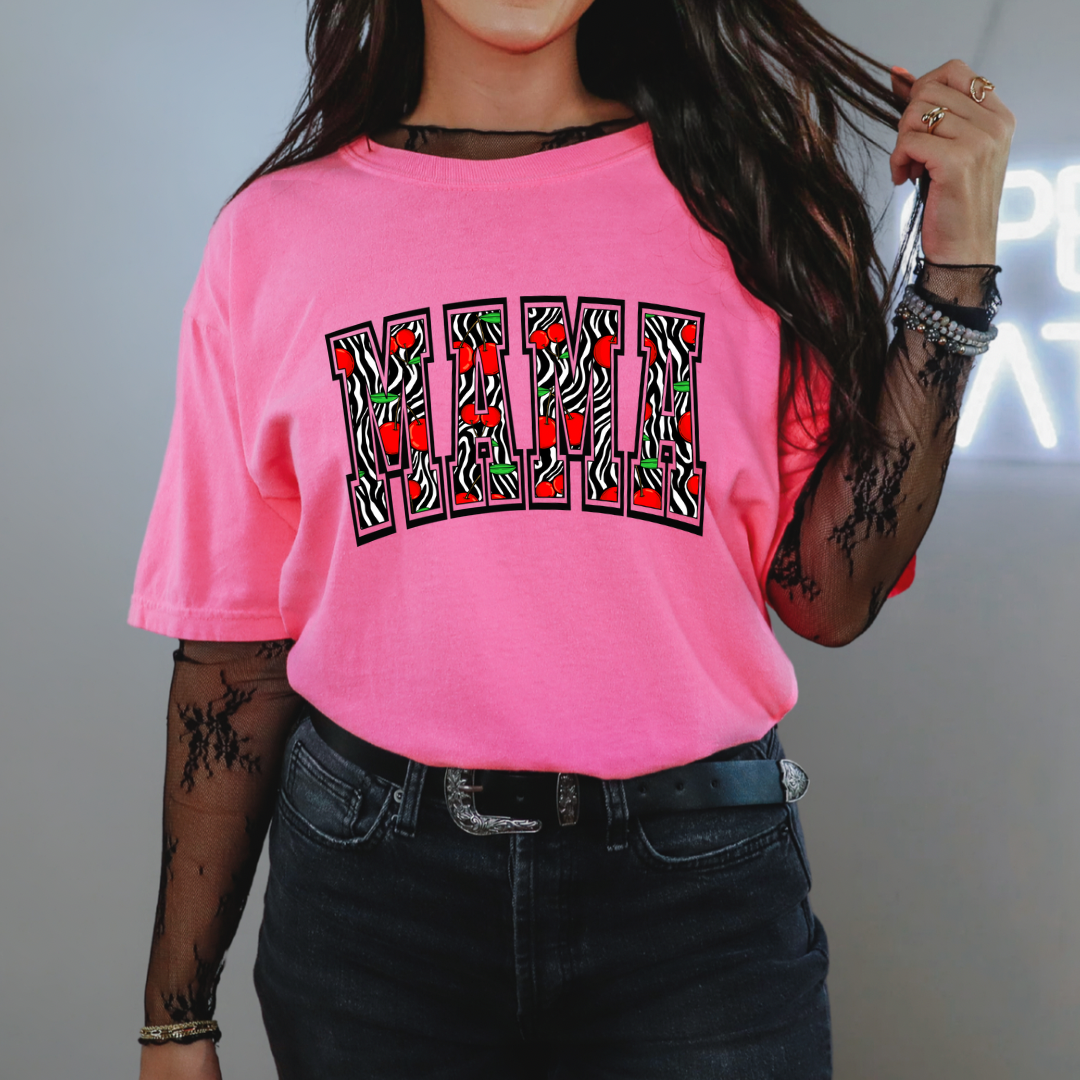 Zebra Mama tee