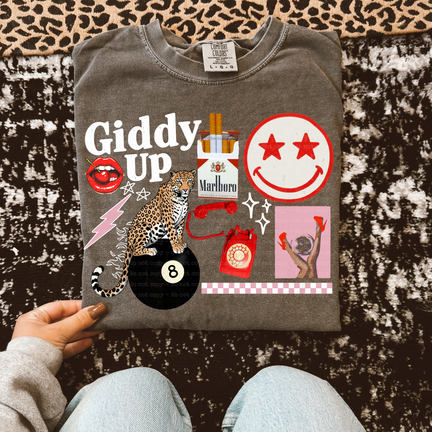 Giddy Up Collage Tee