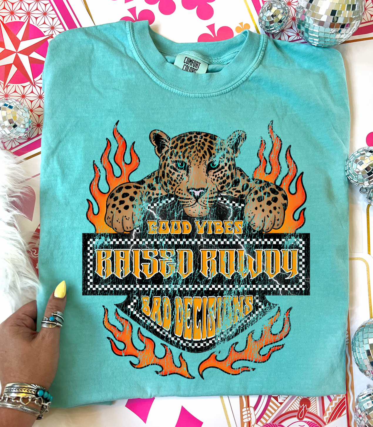 Flamin Raised Rowdy Tee