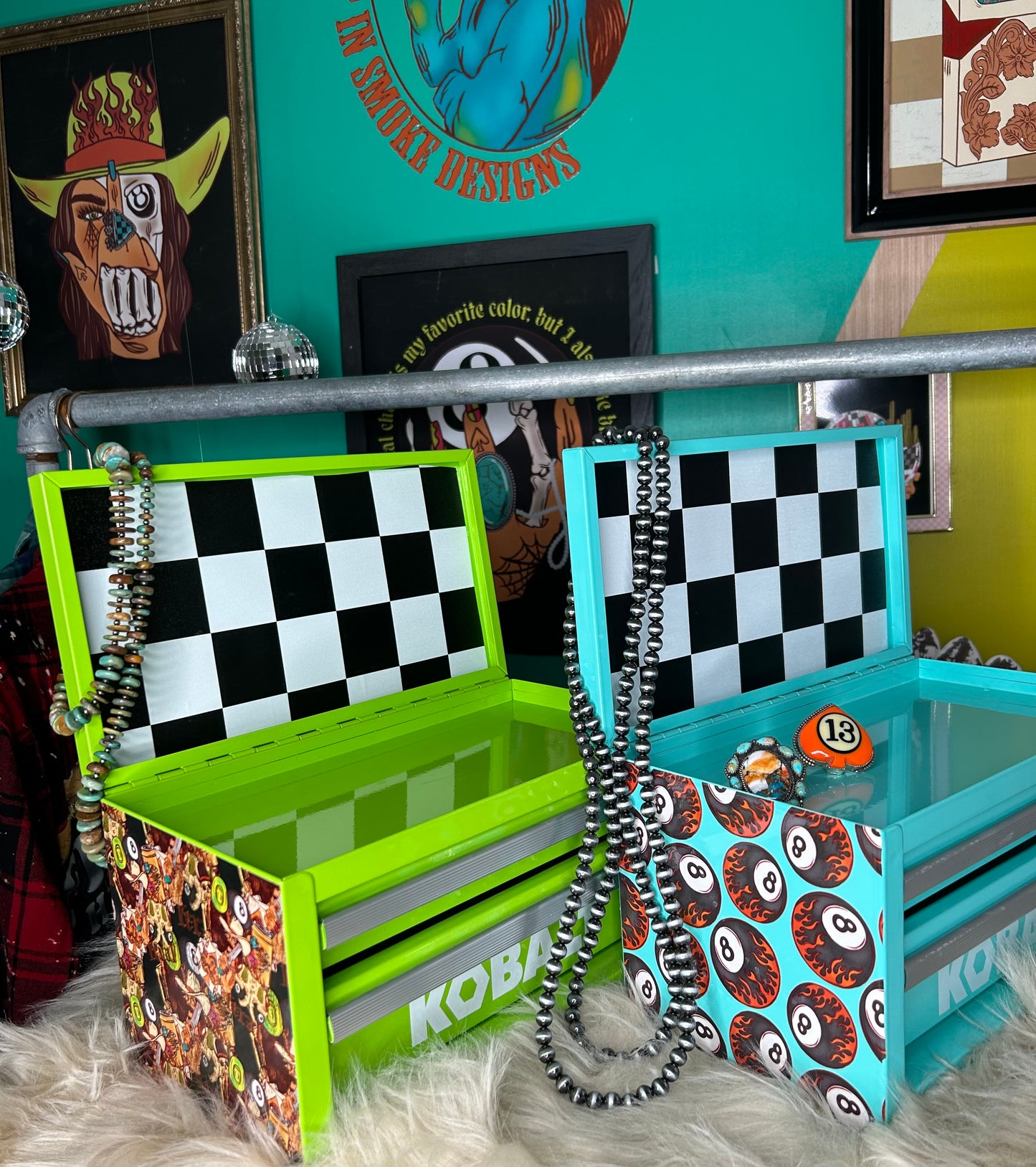 Feral Neon Green Toolbox