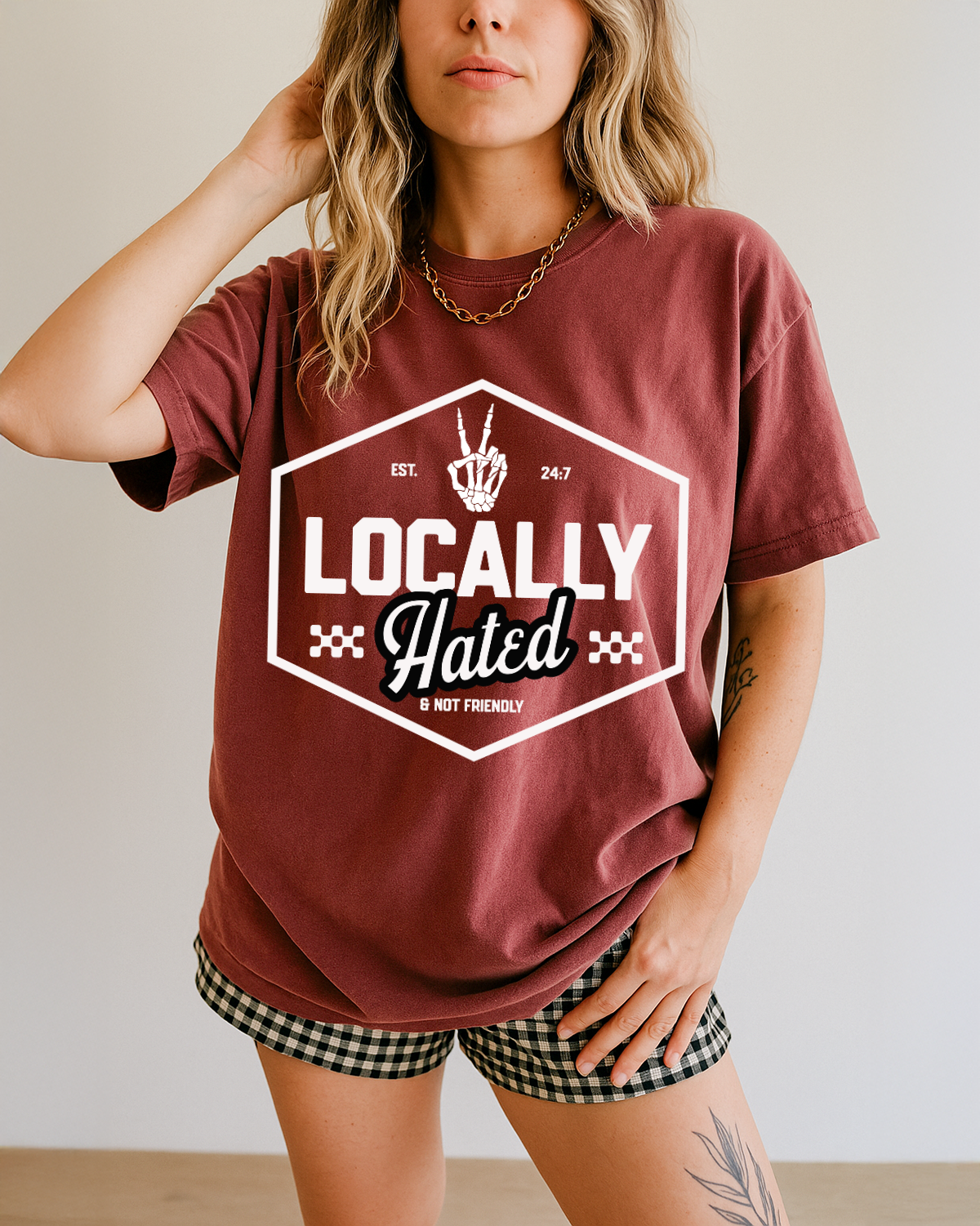 Locally Hated tee