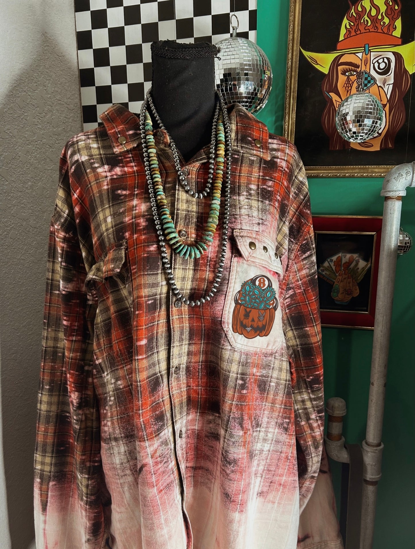 Playboy Pumpkin Flannel