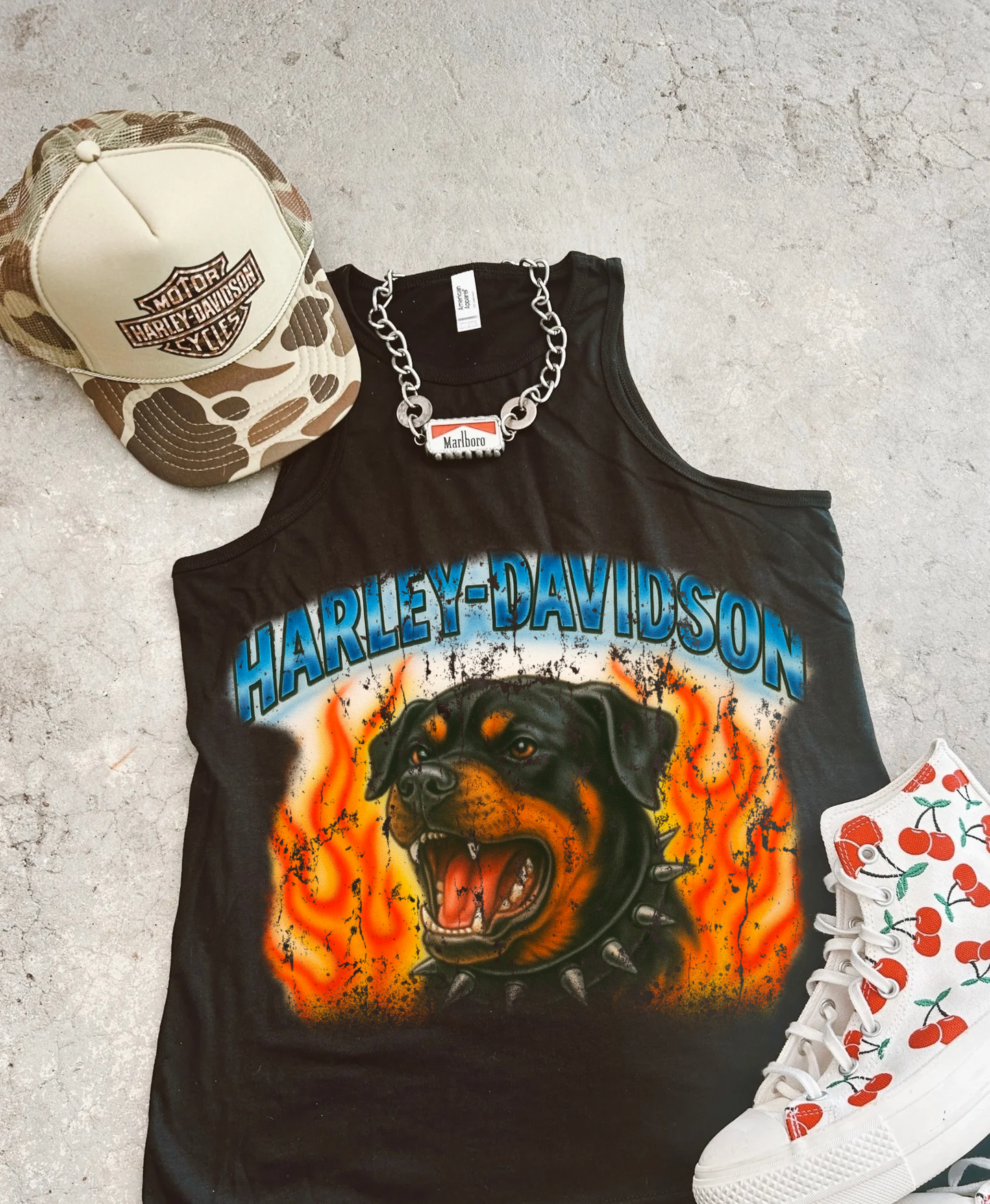 Rottweiler full length Racer Tank