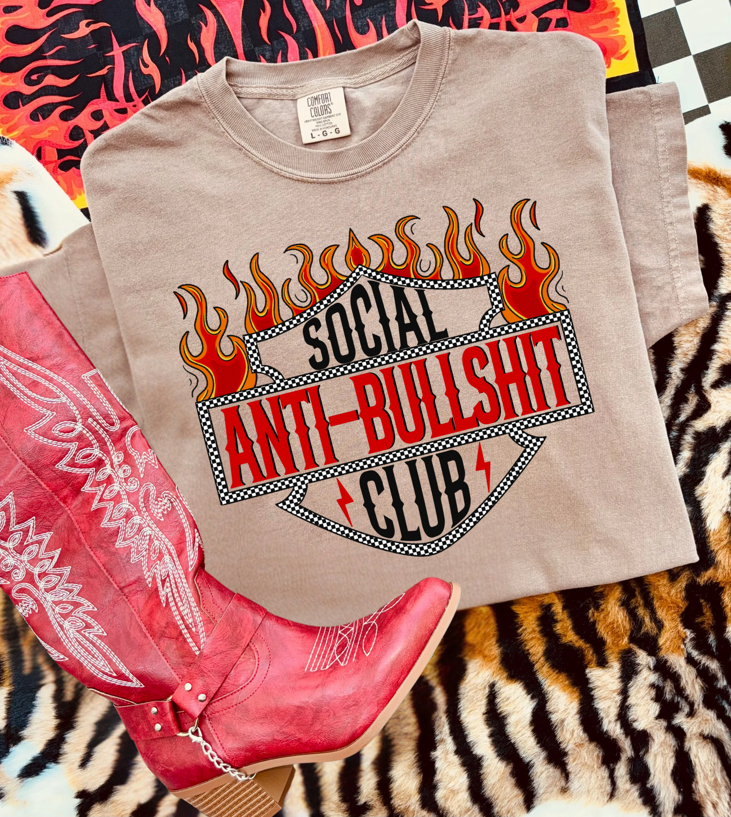 Anti-Bullshit Social Club Tee