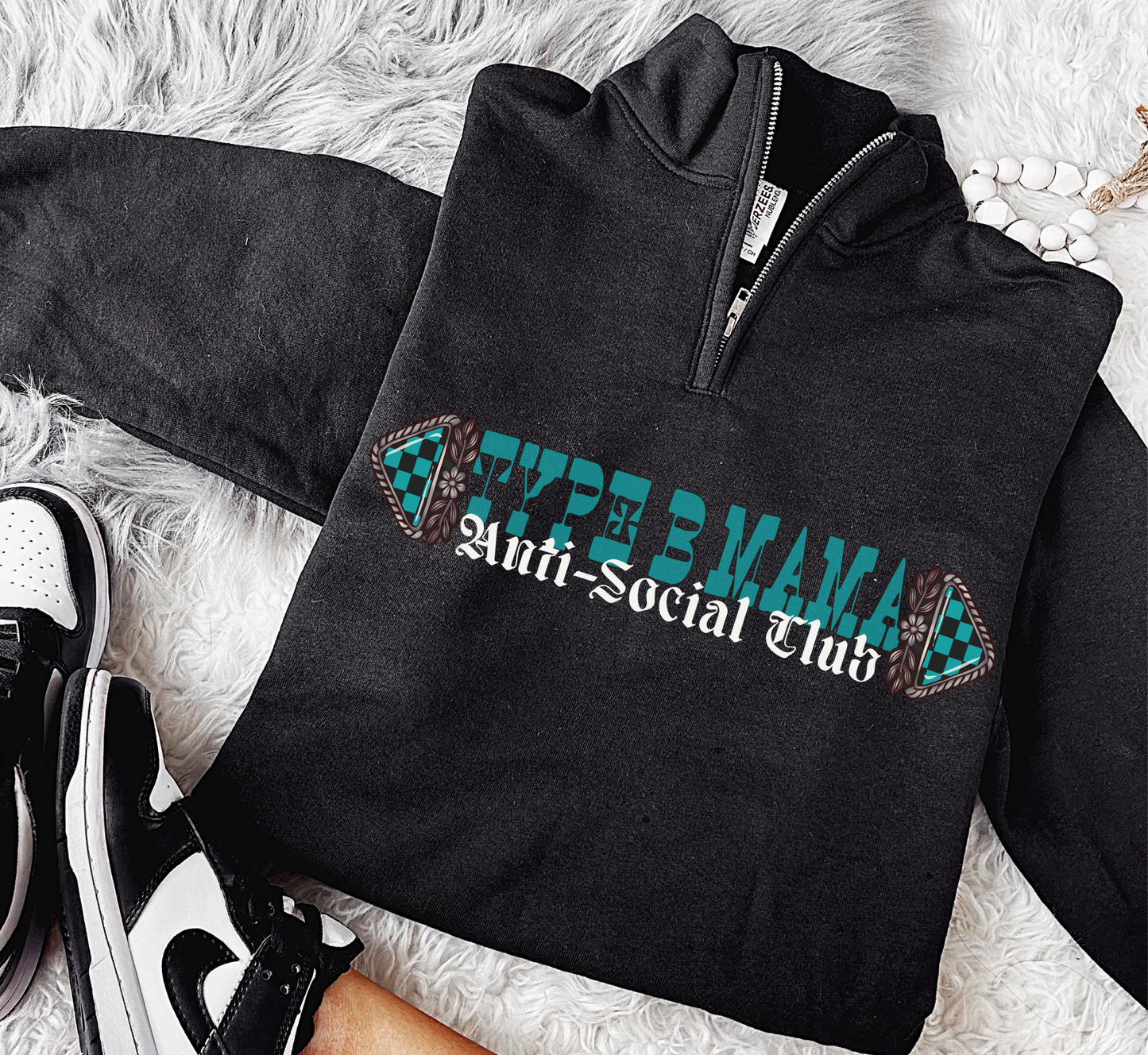 Type B Mama Collared Quarter Zip