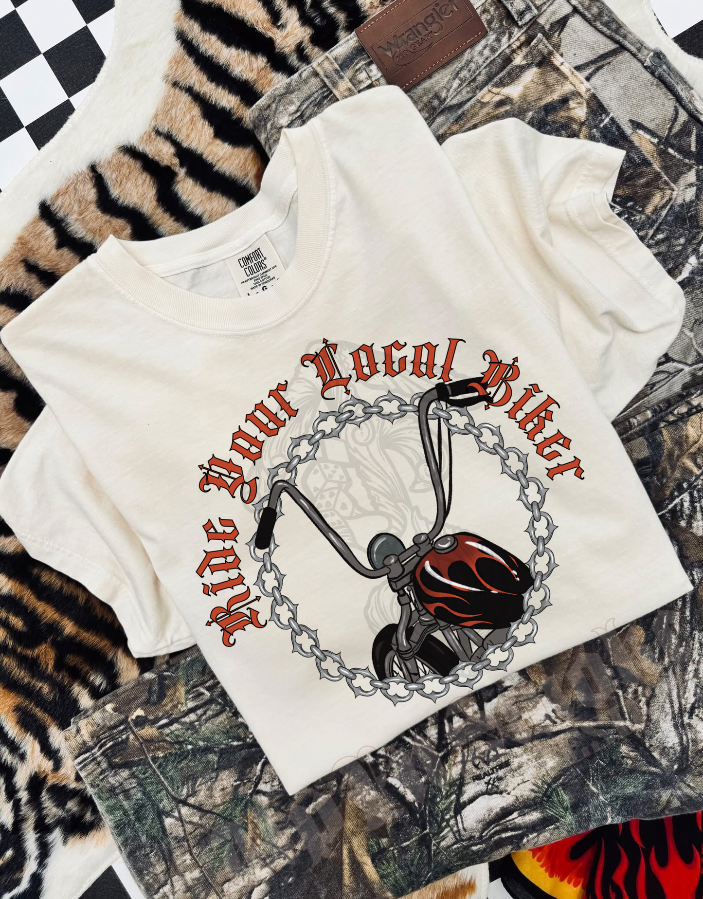Ride your local Biker Tee