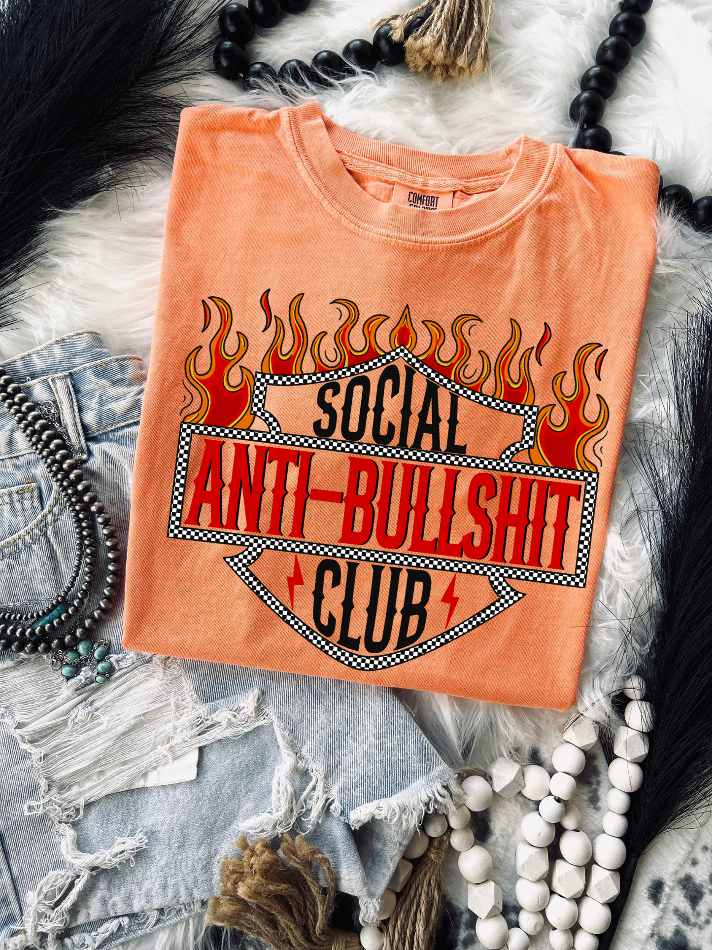 Anti-Bullshit Social Club Tee