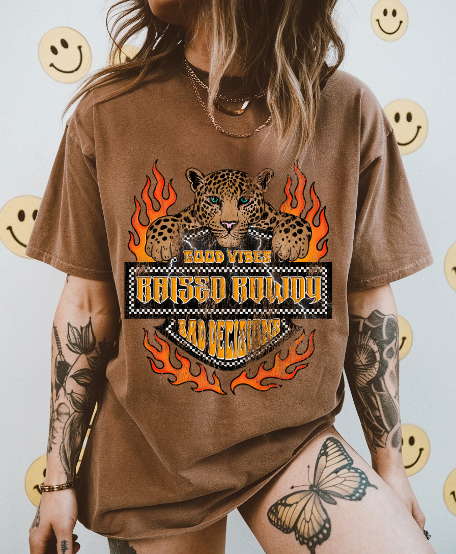 Flamin Raised Rowdy Tee