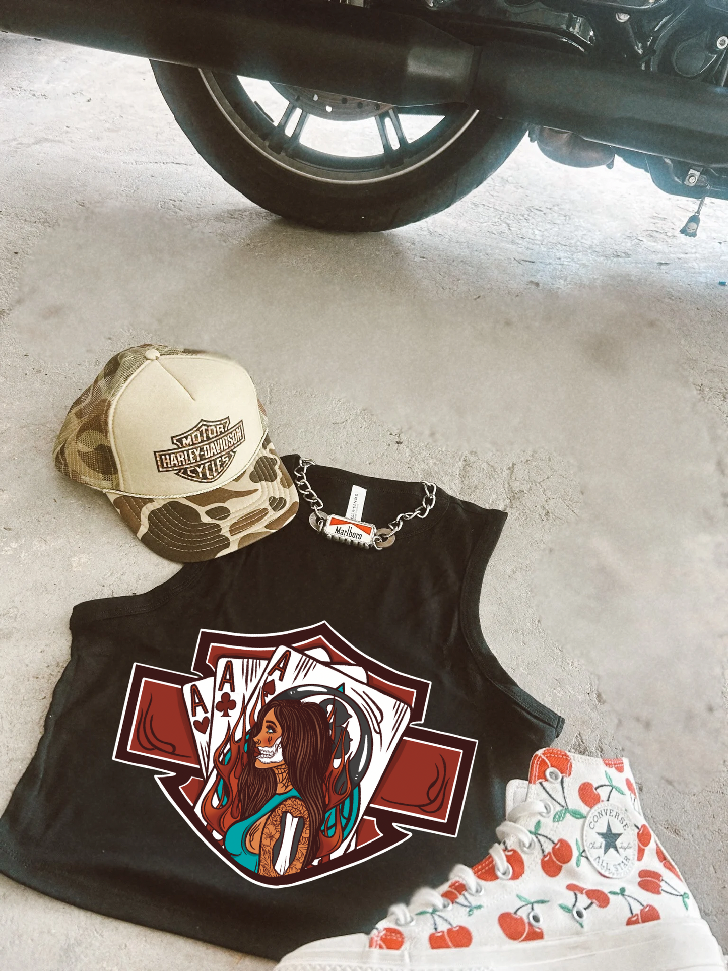 Play the Game Ribbed Racer Tank