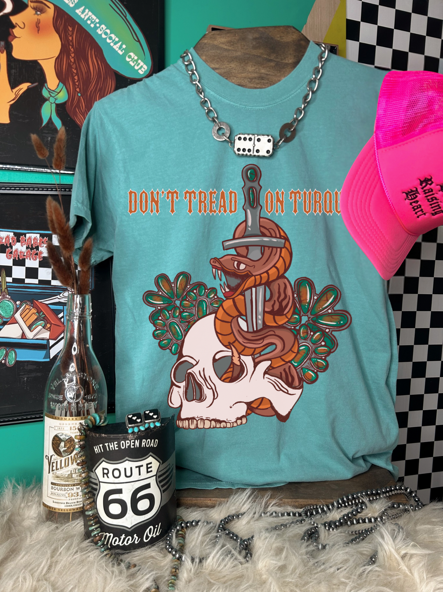 Don’t Tread on Turquoise Tee