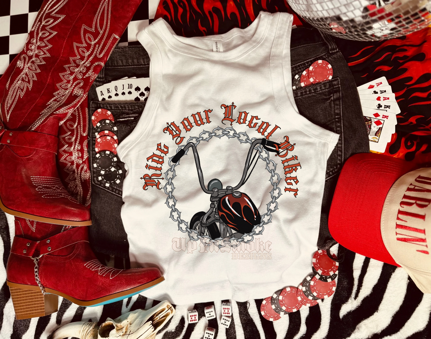 Ride your local Biker Tank