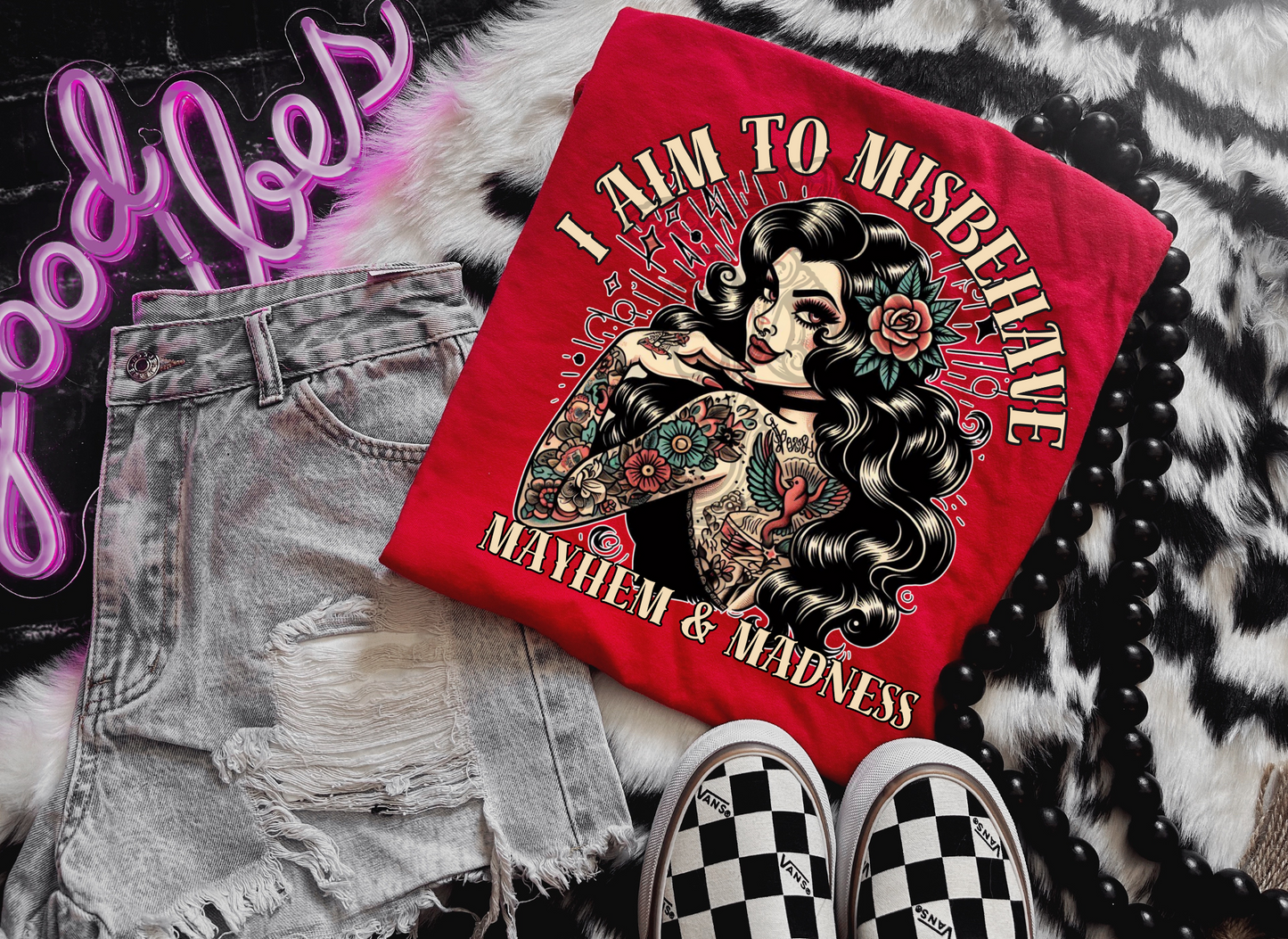 I am to Misbehaved Tee