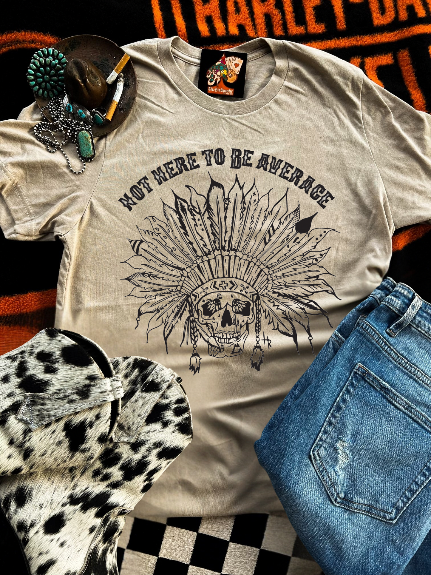 Not here to be average Tee