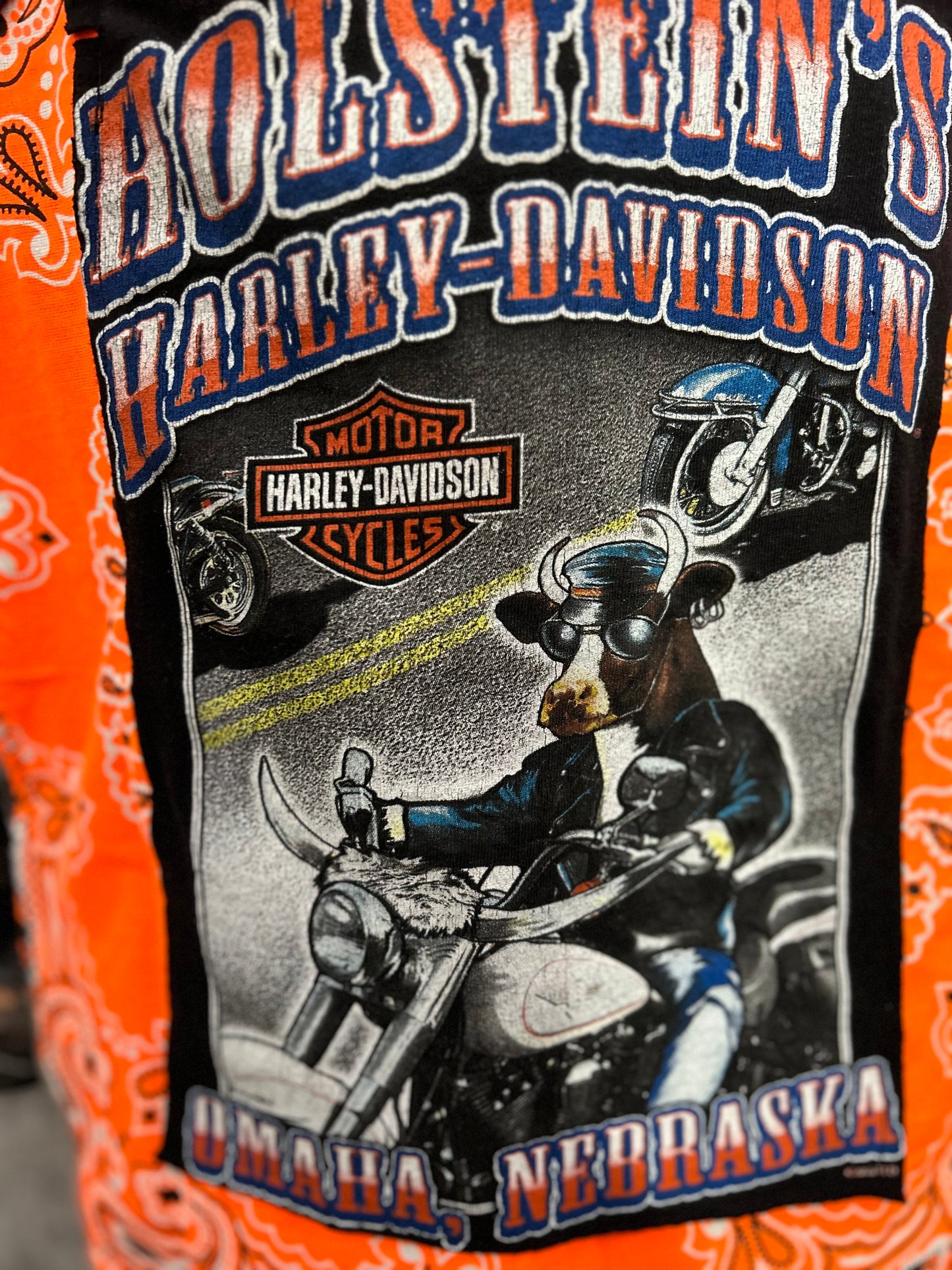 Upcycled Harley Flannel-size S/M