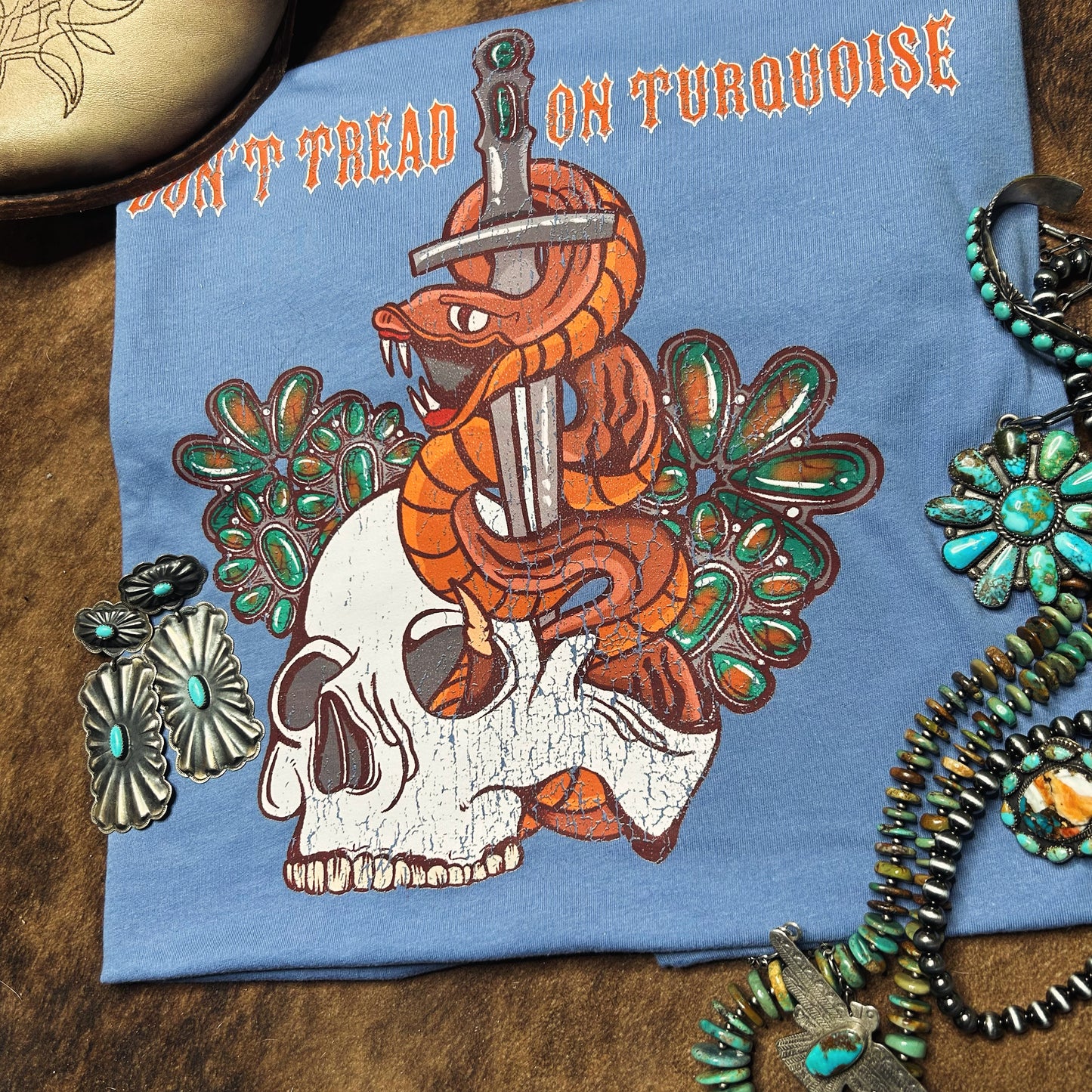 Don’t tread on Turquoise Tee