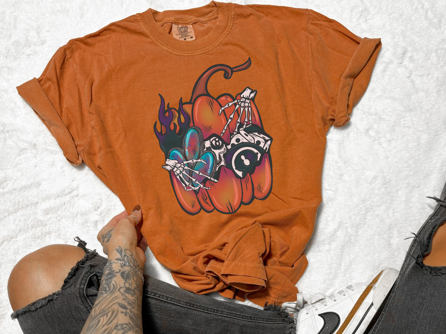 Grunge Pumpkin Tee