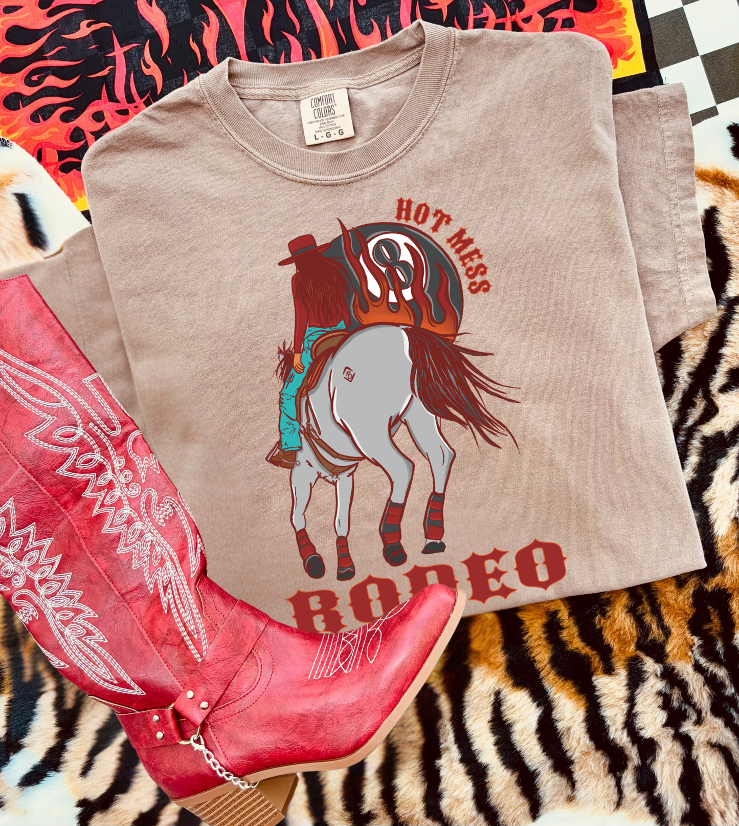 Hot Mess Rodeo Tee