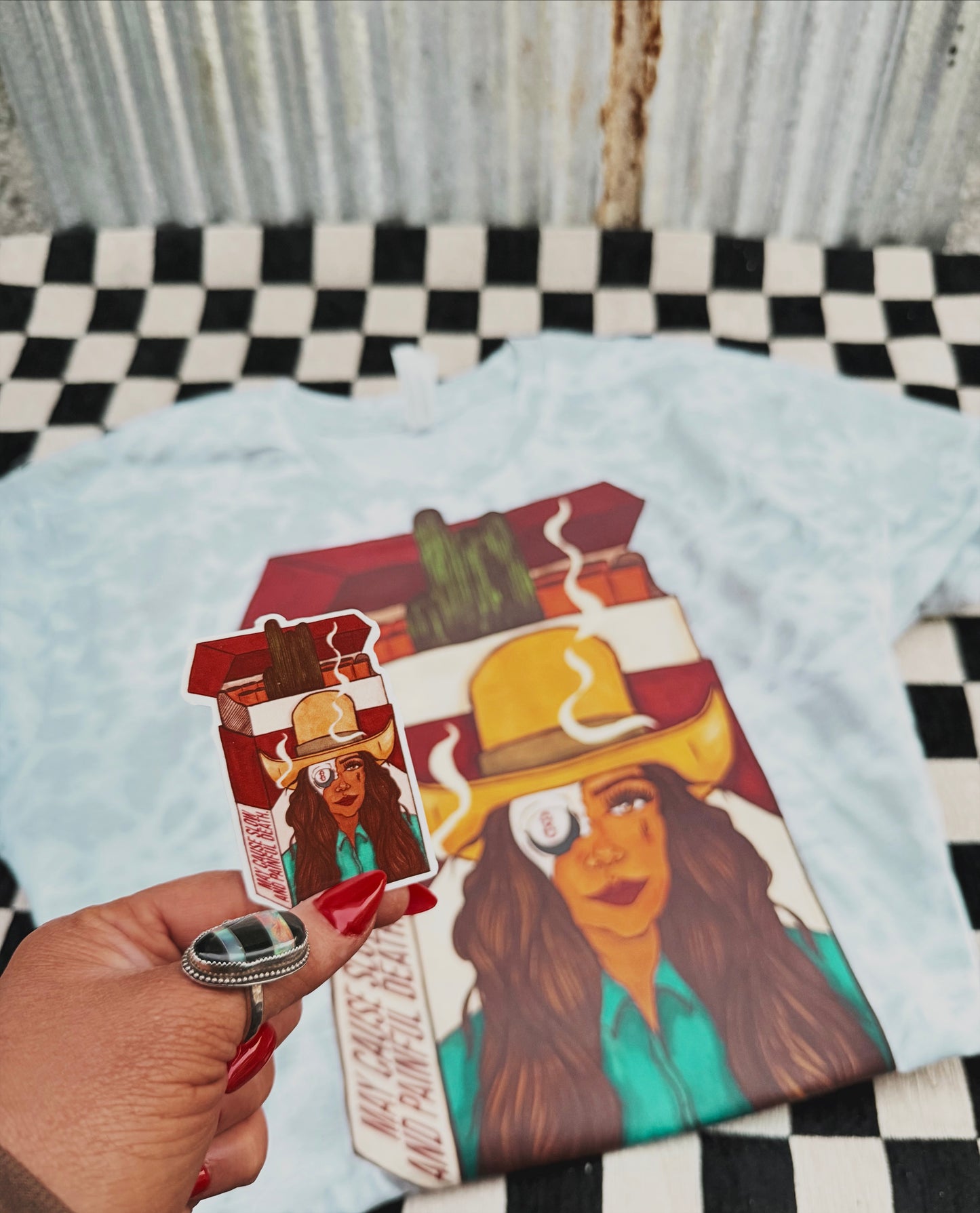 Slow and painful death sticker