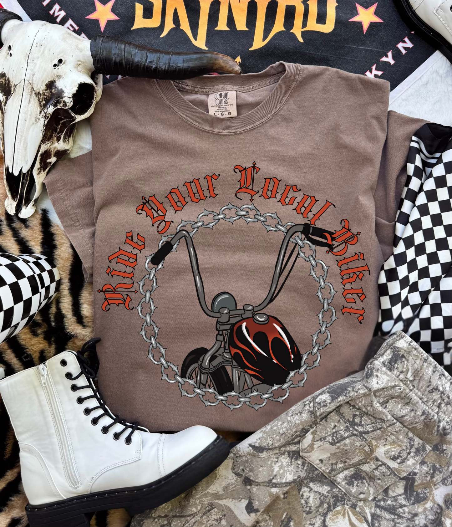 Ride your local Biker Tee