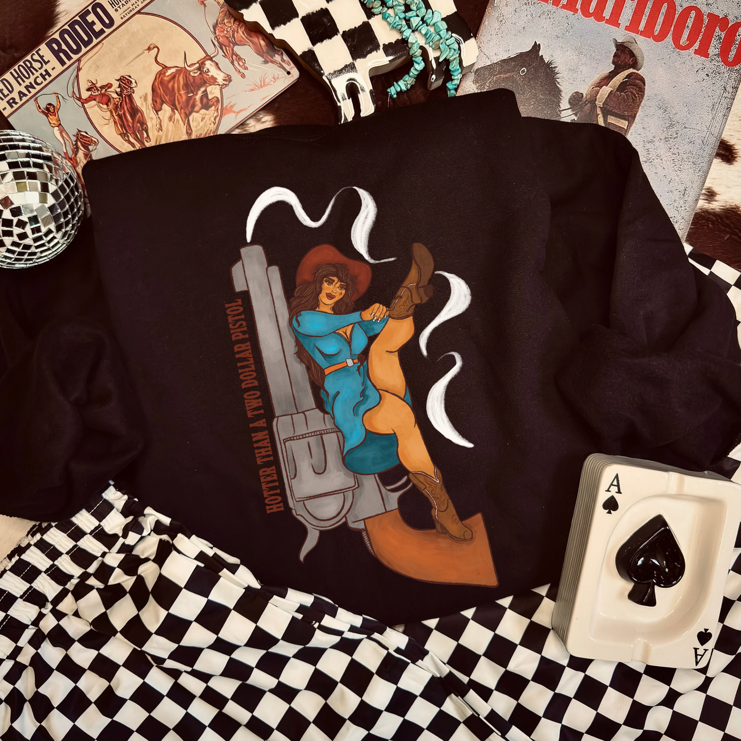 Hotter than a two dollar pistol Crew