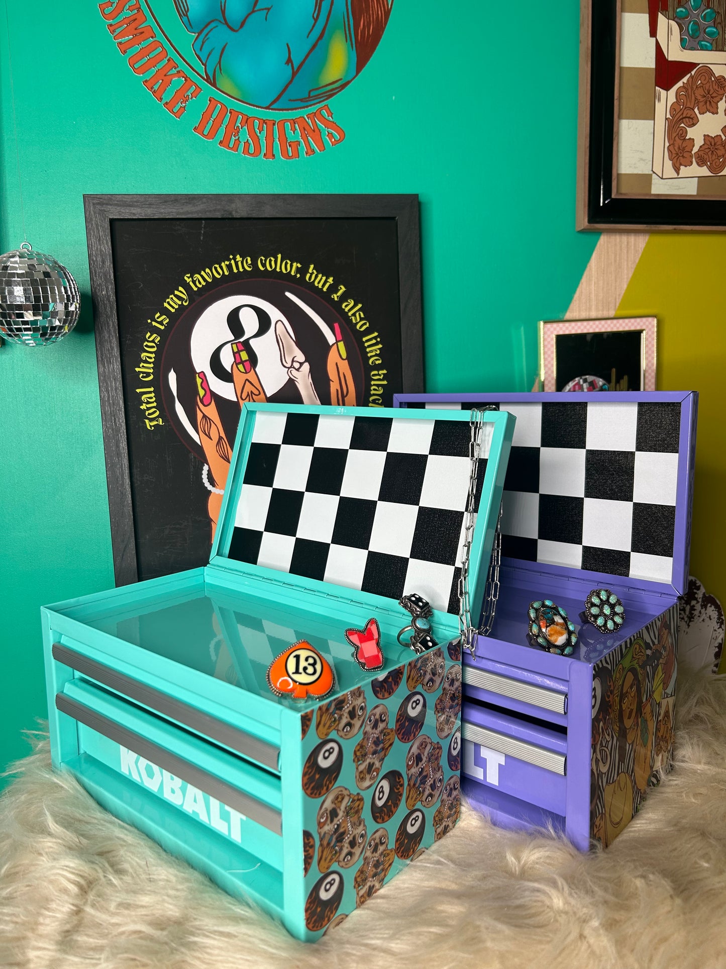 Ace High collage Purple Toolbox