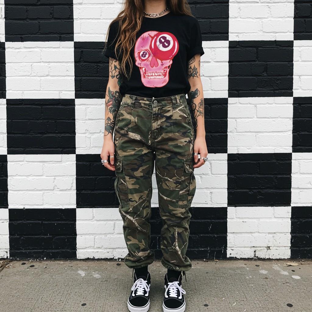 8ball Skull Tee