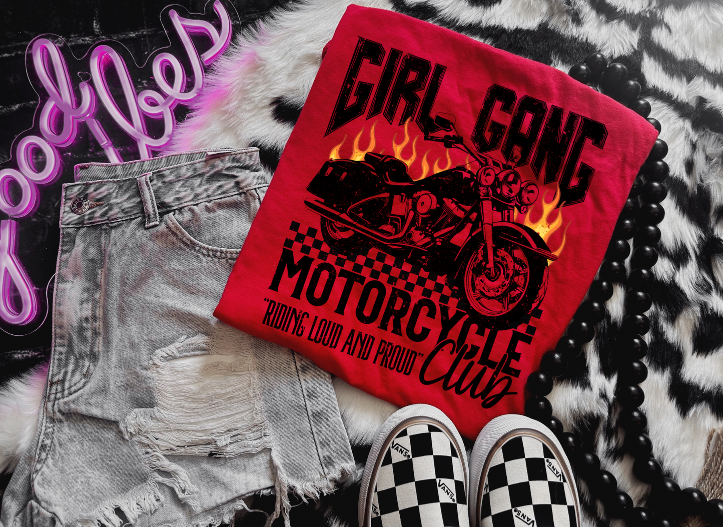 Girl Gang Moto Club Tee