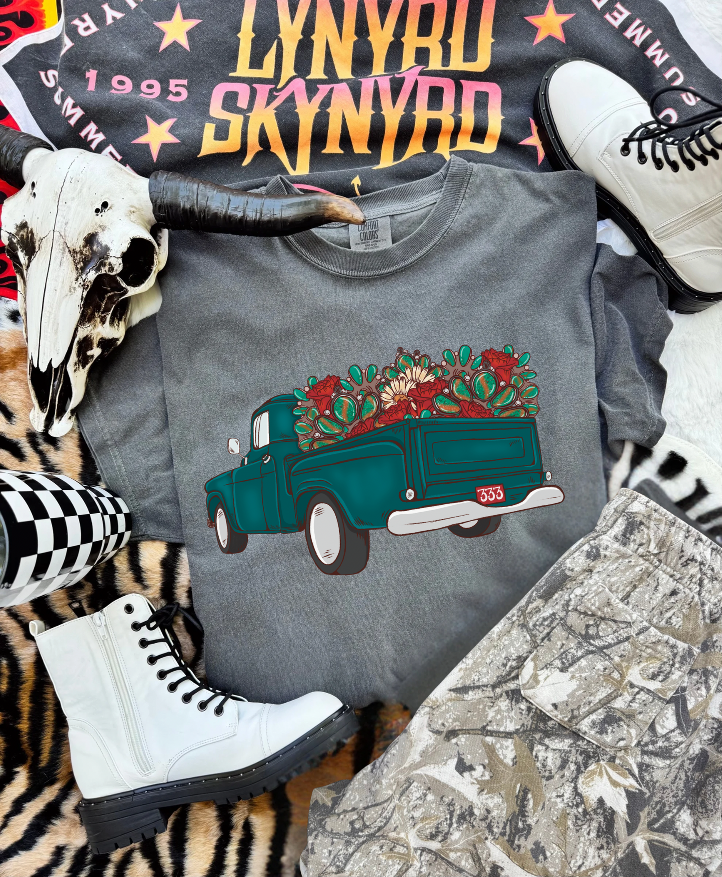 Truckin Around Tee