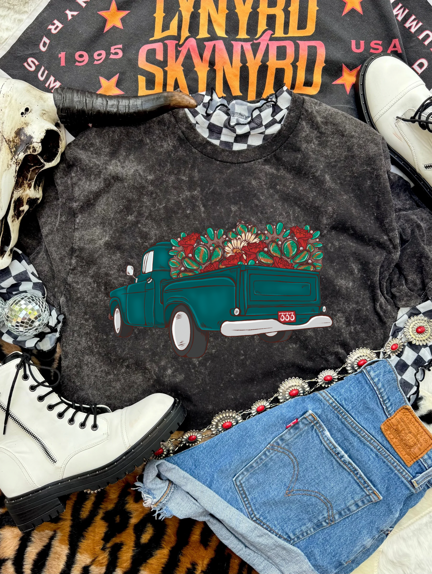 Truckin Around Tee