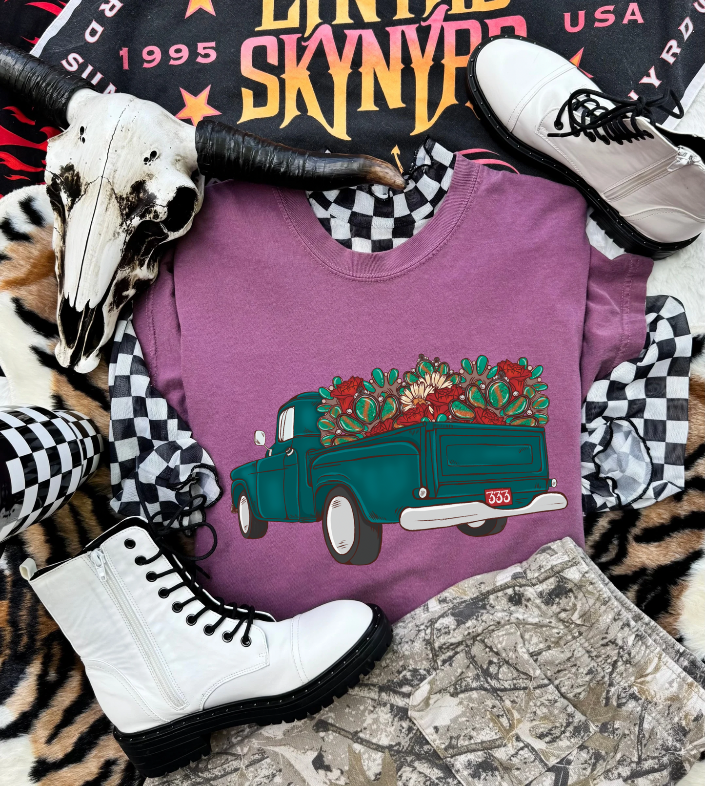 Truckin Around Tee