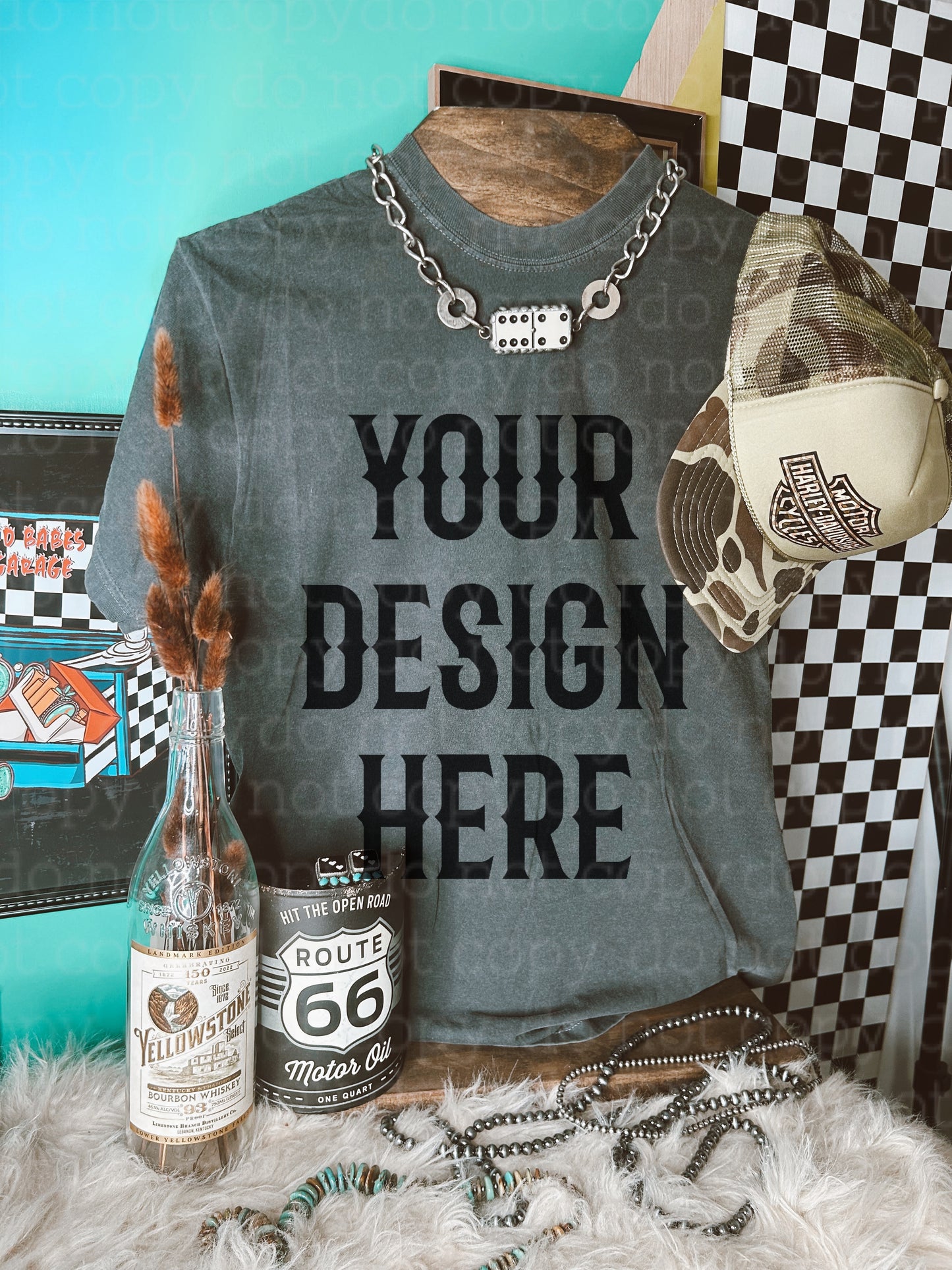 Pepper tee shirt mock-up