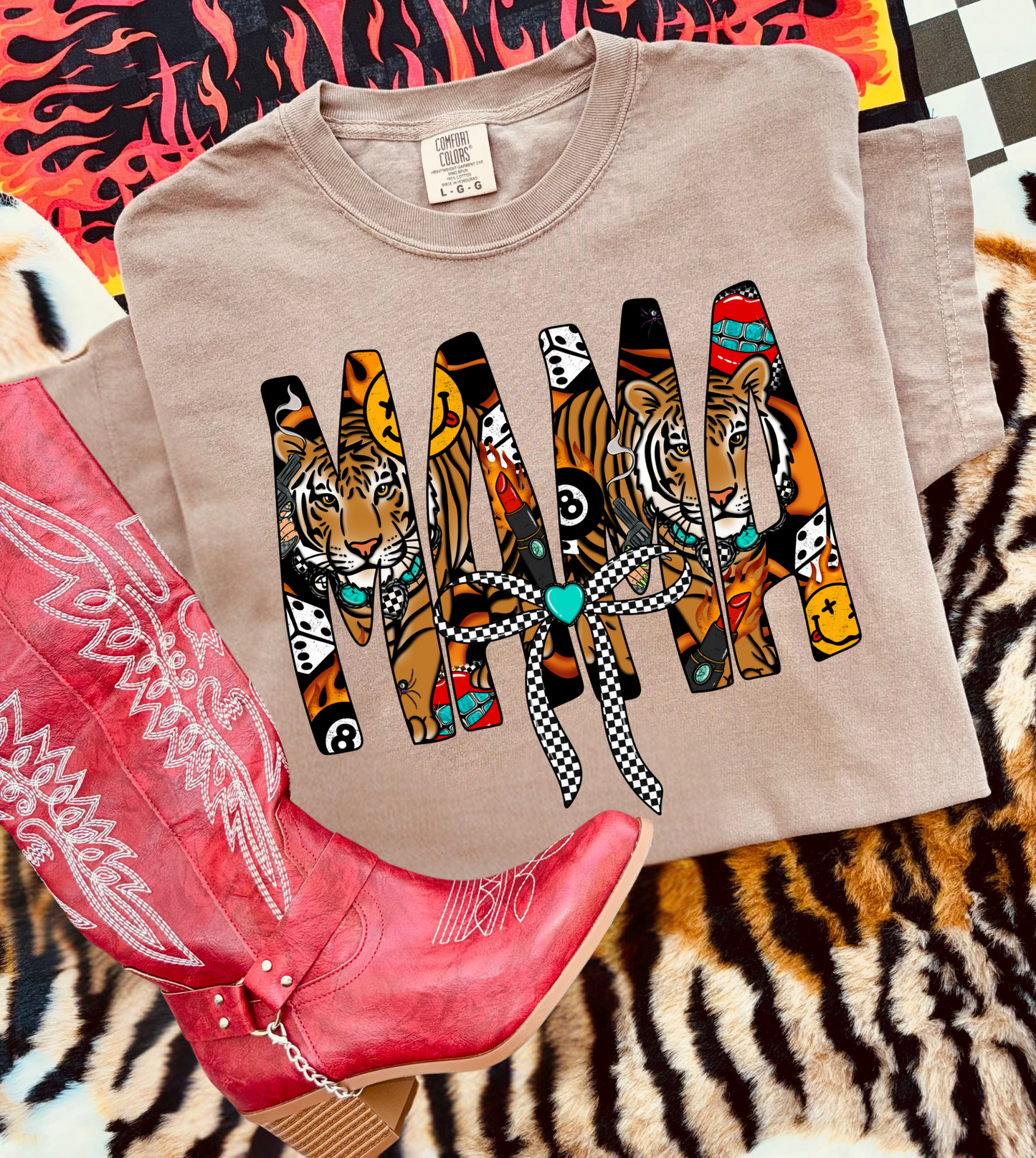Edgy Mama Bow tee