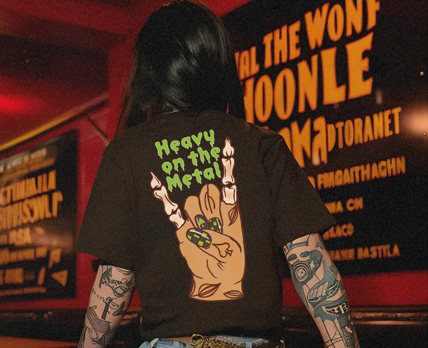 Heavy On Metal Collage Tee