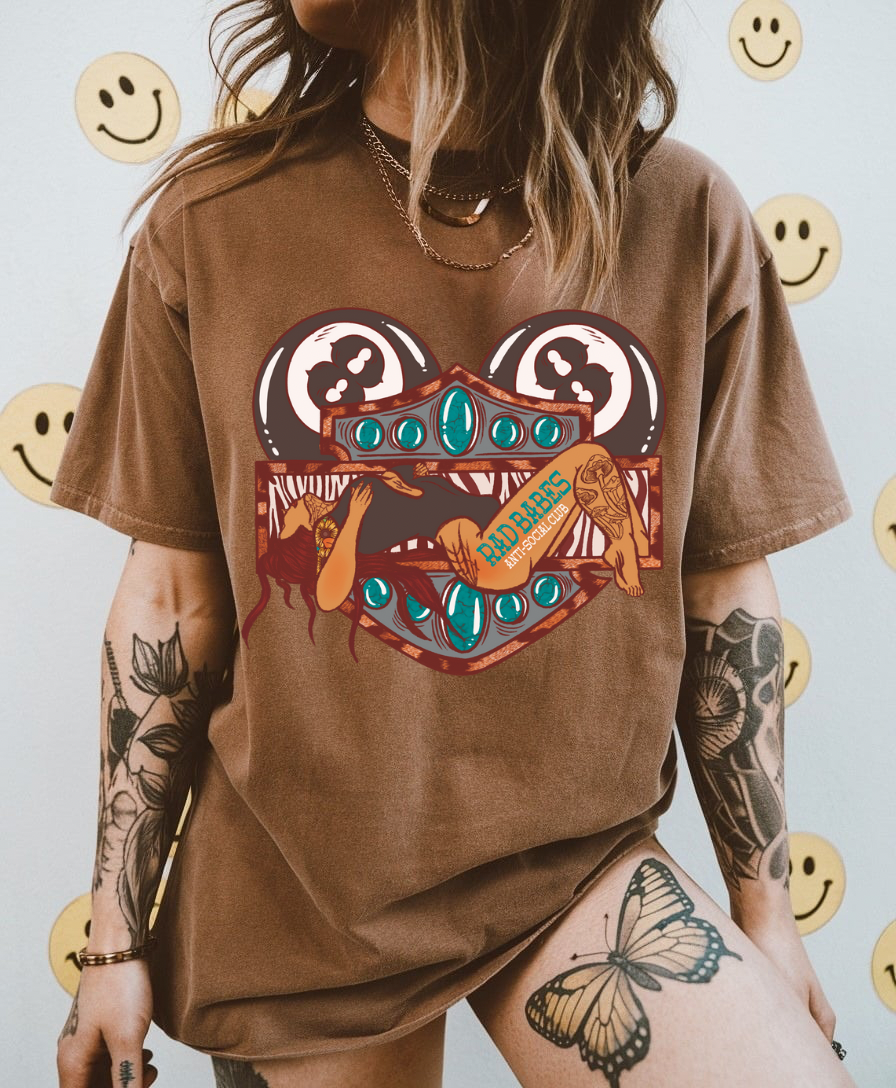 Rad Babes Anti Social Club tee