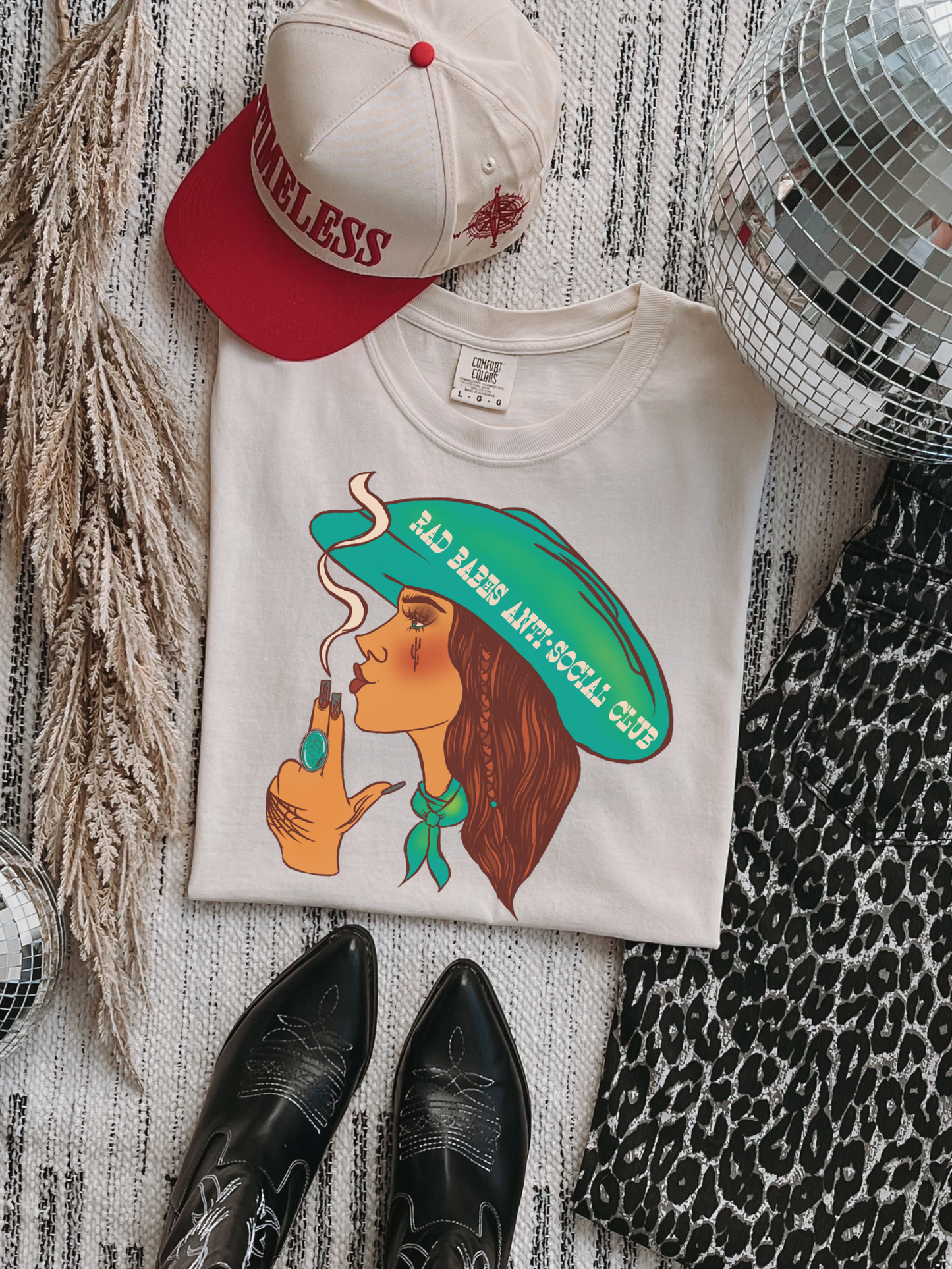 Rad Babes Antic Social Club Tee