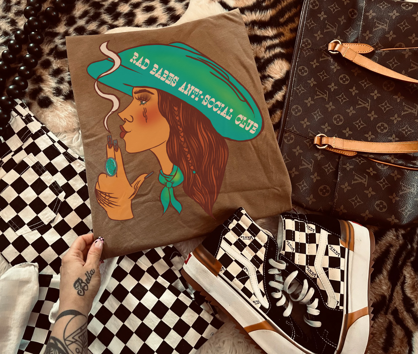 Rad Babes Antic Social Club Tee