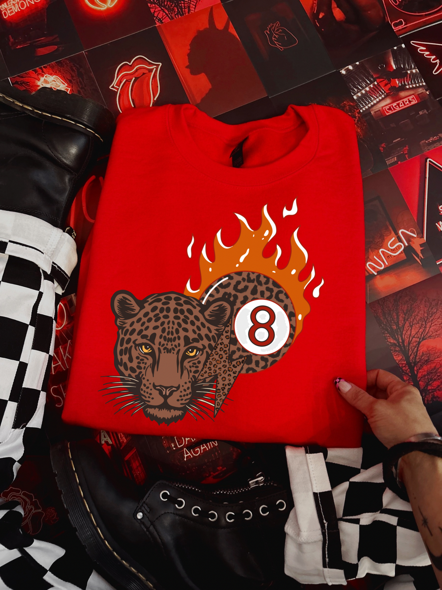Cheetah 8 ball Crew