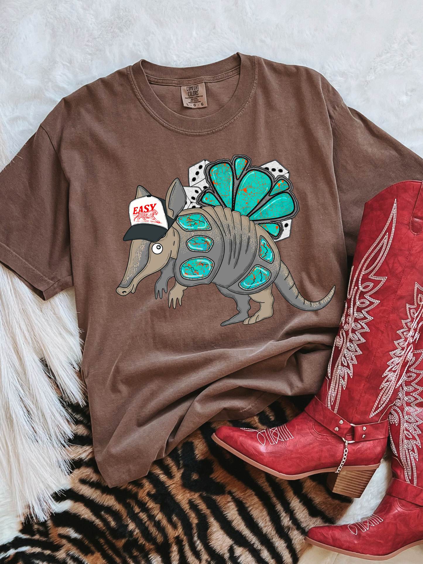 Dicey Dillo Tee